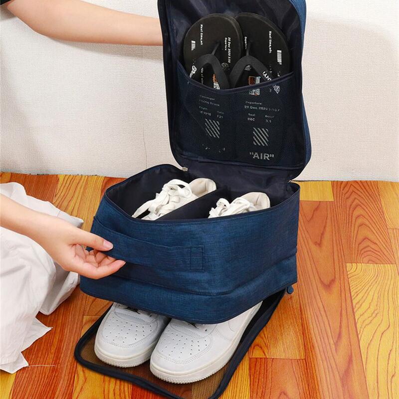 Men'S Accessories Types - 3 kat ayakkabı çantası seyahat saklama