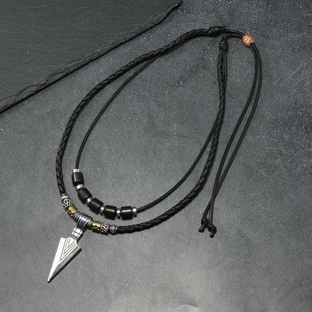 Men Accessories Neck Chain - Erkek Viking Ok Ucu Kolye Vintage