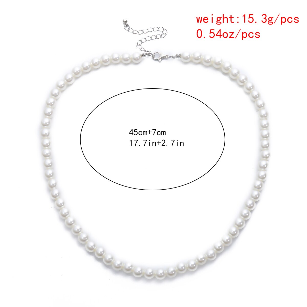 Basit taklit-inci boncuklu kıs - Men Accessories Neck Chain incelemesi ve fiyatı